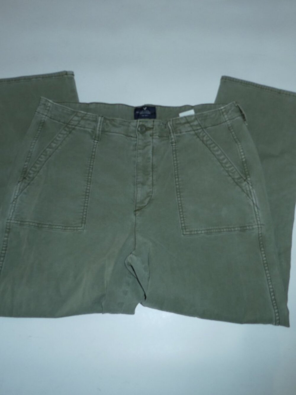 American Eagle Vintage High Rise Utility Pants - Olive